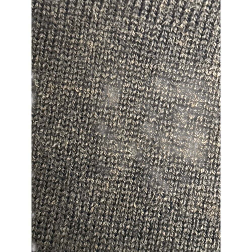 Mario Gilberti Made in Italy 100% Merino Wool Half-Zip Sweater XL Brown Pullover - Picture 10 of 10